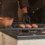 膳処末富 - 牛ひれ 薪焼き