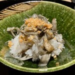 膳処末富 - 薪炭の牛蒡ご飯