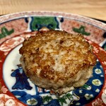 膳処末富 - つくね 桜木焼き