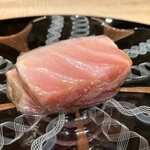 膳処末富 - めじまぐろ 杉焼き