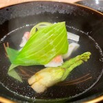 膳処末富 - 金目鯛と春野菜のお椀