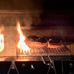 膳処末富 - ジャンボマッシュルーム 薪焼