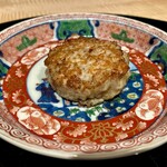 膳処末富 - つくね 桜木焼き