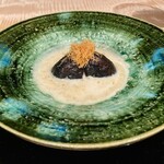 膳処末富 - マッシュルーム 薪焼き 茸と日日の酒粕ソース