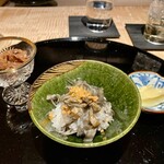 膳処末富 - 薪炭の牛蒡ご飯 牛しぐれ煮 生姜