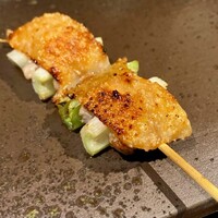 YAKITORI 燃 es - くるみねぎま（葱とももの皮包み）
