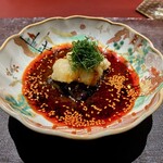 Ji-Cube - 穴子と茄子の黒酢ソース