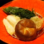 完全個室 しゃぶしゃぶ九 - 厳選野菜