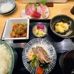 スタンドふじ - 刺身定食