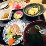 スタンドふじ - 刺身定食