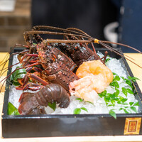 鮓 有無 - 伊勢湾の伊勢海老、 肝醤油
