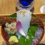 御料理 良所 - 烏賊そうめん