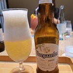 御料理 良所 - ヒューガルデンホワイト食中酒で無かったな(；´∀｀)