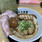 Jukusei Shouyu Ramen Juunibunya - 濃口熟成醤油ラーメン1,100円+大盛100円