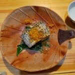 御料理 良所 - 太刀魚と唐墨