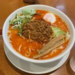 尾張開化亭 - ポテトロ坦々麺(太麺)