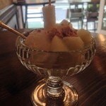 ジェラテリア アクオリーナ - コッパジェラート青リンゴとリコッタ（680円）