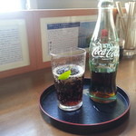 高良山茶屋　望郷亭 - コップよりラッパ飲みが美味いす・・・残りは直接ラッパ一気飲みです。