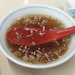 中国料理茶寮 - 麻婆丼のスープ