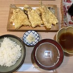 Tempura Sumitomo - きす野菜定食（930円）