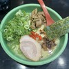 麺匠 むさし坊 - むさし坊ラーメン 太麺＆ネギ＆いもがらトッピング