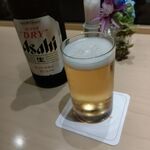 Nihonryouritenpurahanaza - ●夕食。ｺｰｽ。天ぷら撫子ﾅﾃﾞｼｺ10500+中瓶ﾋﾞｰﾙ1100X2=12,700円  