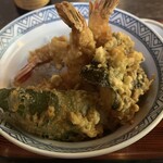 明月 - 天丼(上)1600円