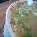 溢れんばかりのスープが好感度高いっス！ヽ(>∀<*)ノ