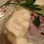 生ハムとワインのお店 piglet - 他ではなかなか手に入らないチーズだそうです。生ハムと一緒に食べると最高です！