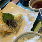播磨水産 - 海老の天ぷら定食