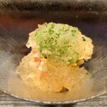 Miyasaka - 昆布森の毛蟹に焼き茄子