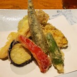 魚匠 基  - 夏野菜の天ぷら