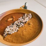 無印良品 - 料理写真:合がけカレーにしております☆