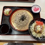 お食事処 おおせっか - ざる蕎麦¥500 ミニパイカ丼¥300