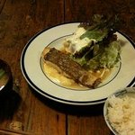 西陣ほんやら洞 - ランチ：鯛のソテー