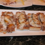 オールドサルーン1934 - 十勝産みやこ南瓜とサルシッチャのマスタード風味ピッツァ　【　２０１３年９月　】