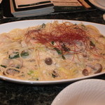 オールドサルーン1934 - 秋鮭の味噌クリームパスタ 生姜の香り　【　２０１３年９月　】