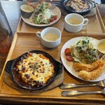 キッチン サクラ - ミニビーフドリアとエビフライのセット　1,380円