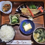 釜めし魚政 - 料理写真:焼魚定食ランチ（サバ；ご飯大盛り）