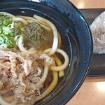 手打ちうどん 真 - 肉うどんとおにぎり
