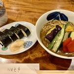 Sobadokoro Toki - 夏野菜冷やしカレー蕎麦 ¥2000(税込)