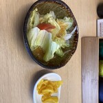 Okonomi Ichiba - レタス　少し食べてます。