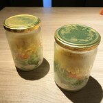 博多いとをかし 川越駅前店 - 季節のオリジナル瓶サラダ