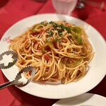 銀座イタリー亭 - 海老と野菜のナポリタン