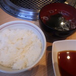 Yakiniku Koubou Dan - ライス、スープ