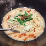 博多もつ鍋おおやま なんば - もつちゃんぽん1,397円税込み