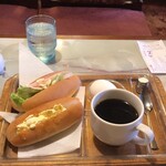 フランカ - モーニングAセットとコーヒー