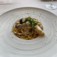 代官山ASO チェレステ 二子玉川店 - 真鱈のレモンクリームソースのスパゲッティ