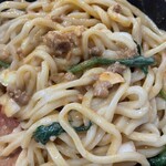 自家製麺 手もみラーメン 来楽軒 - 汁なし担々麺　アップ