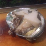 春寿司 - 鮑はここではぶつ切り